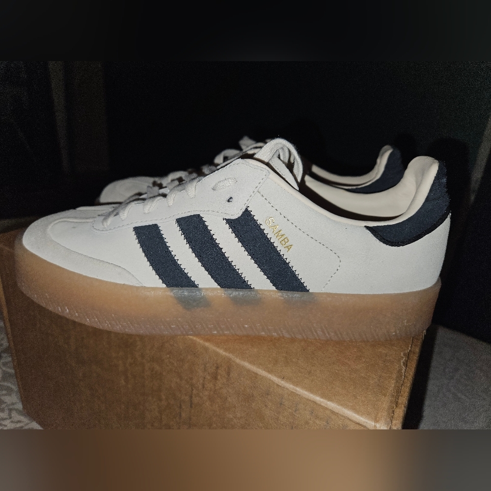 Adidas OG Samba Off White and Black Sneakers